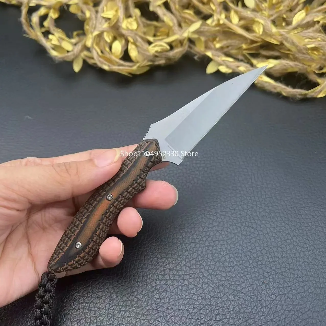 Bushcraft Knife Fixed - 2388 سكاكين متعددة الاستخدامات للأنشطة البرية،