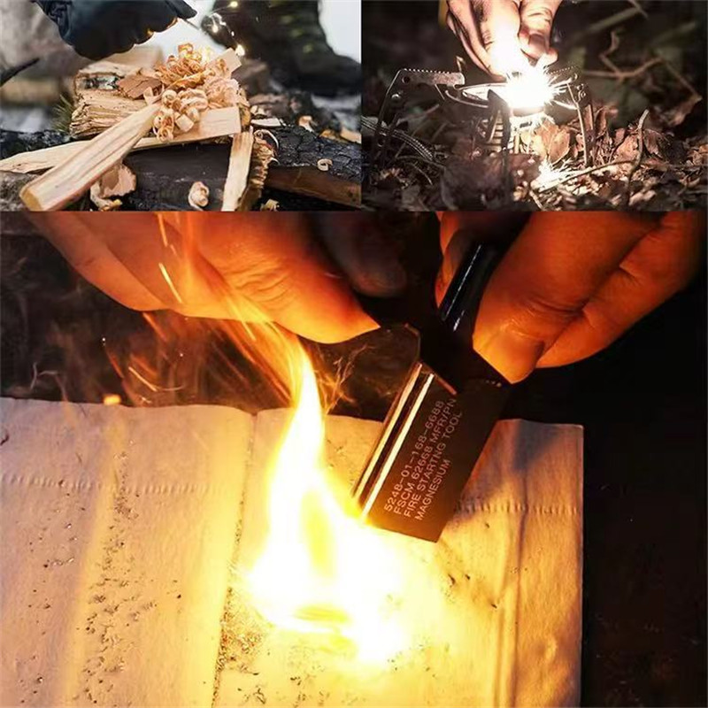 الصوان الخارجي، عصا الصوان، عص - مراجعة Magnesium Fire Starter وسعره