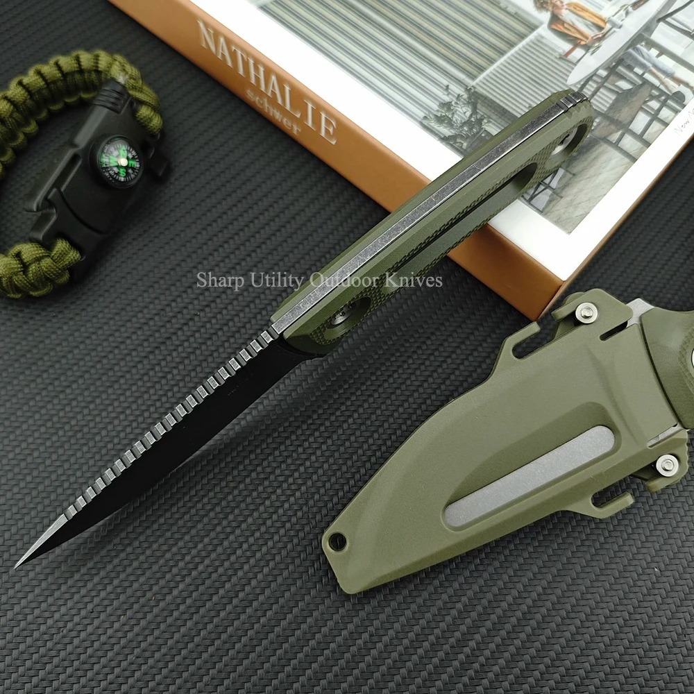 سكاكين محمولة متعددة الاستخدام - مراجعة Bushcraft Knife Fixed وسعره