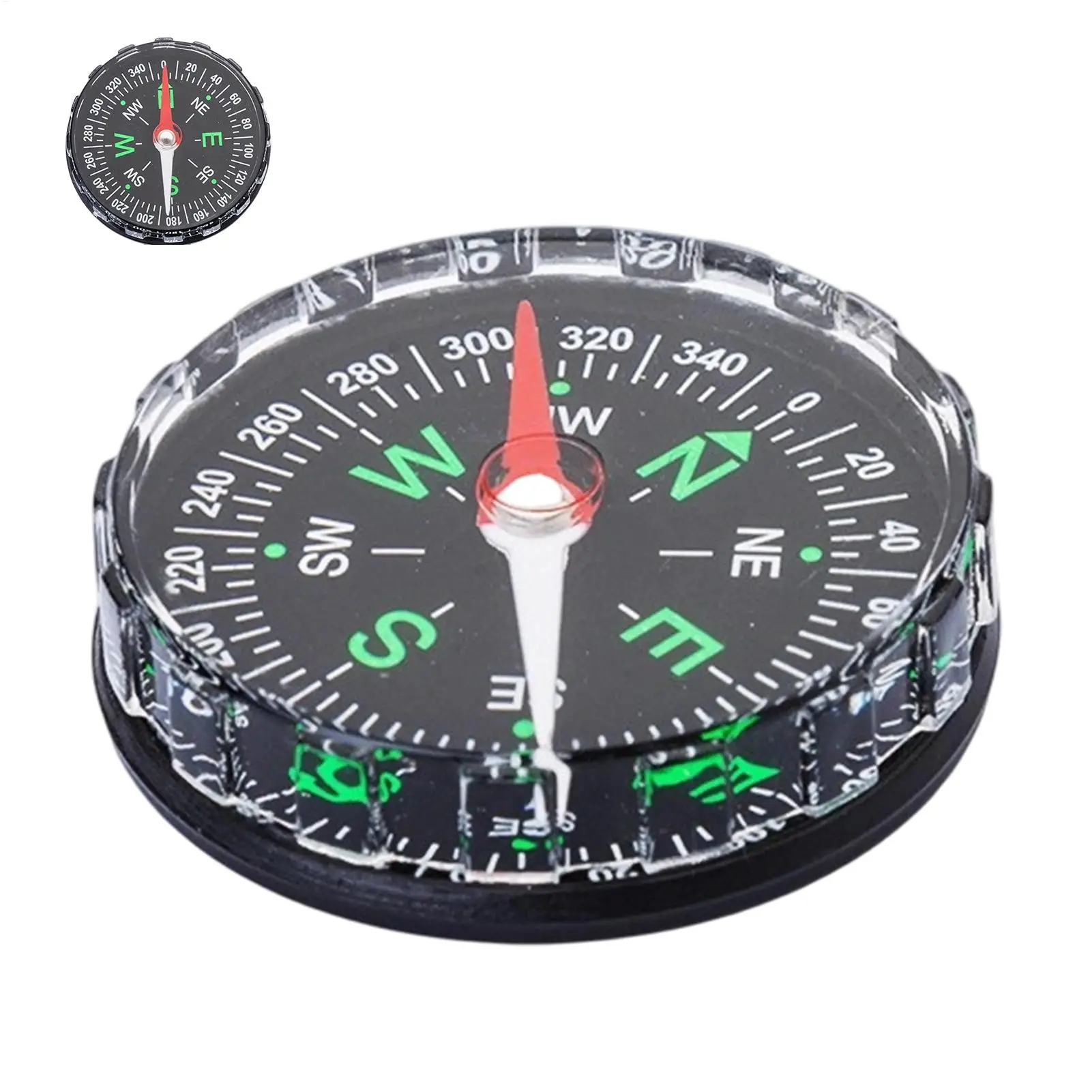 بوصلة جيب مغناطيسية محمولة صغي - مراجعة Compass Lensatic وسعره