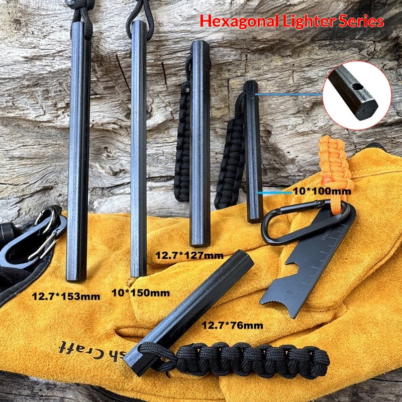 مشعل نار جديد مقاوم للرياح، طق - مراجعة Magnesium Fire Starter وسعره