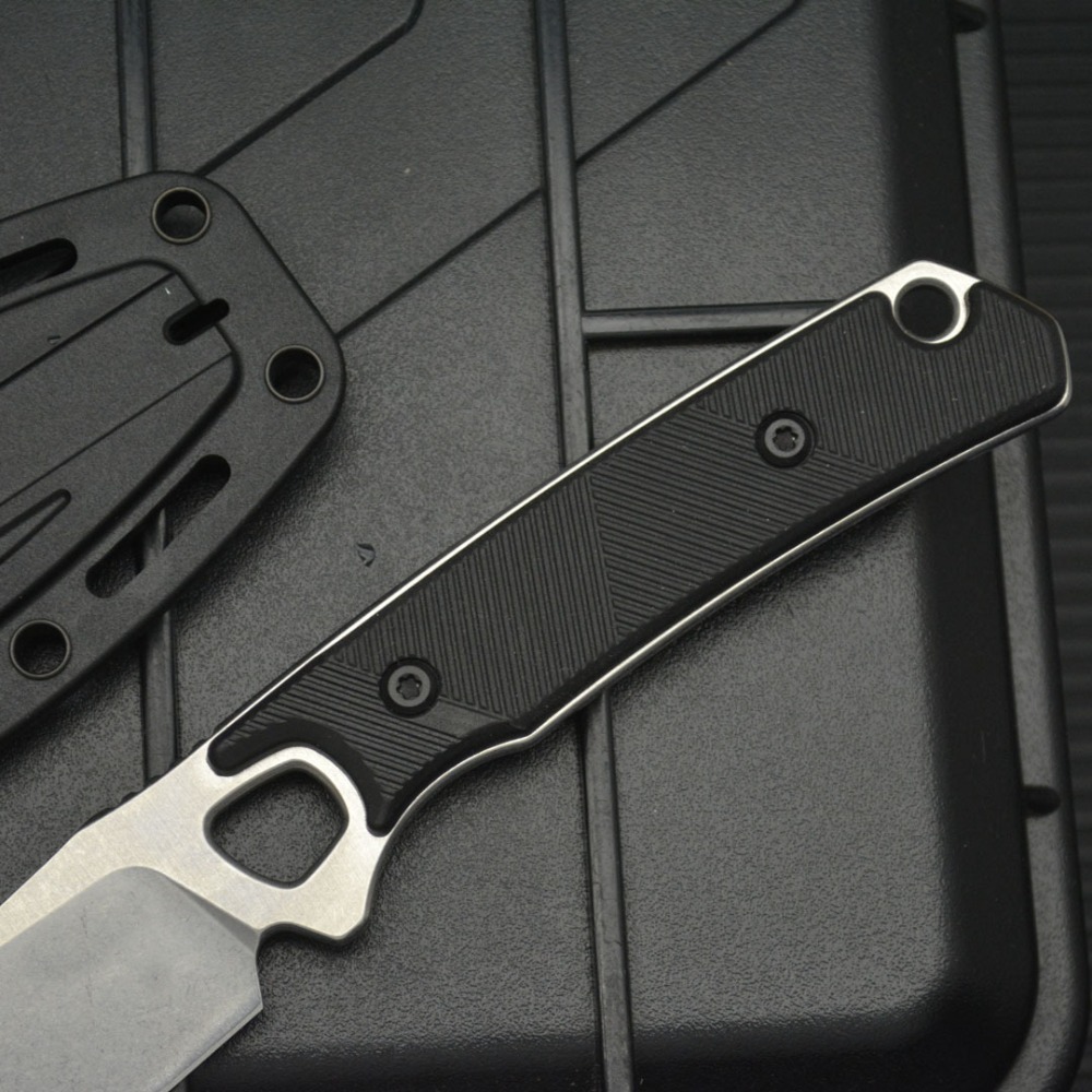 سكين مستقيم 2048 EDC بمقبض من  - مراجعة Bushcraft Knife Fixed وسعره