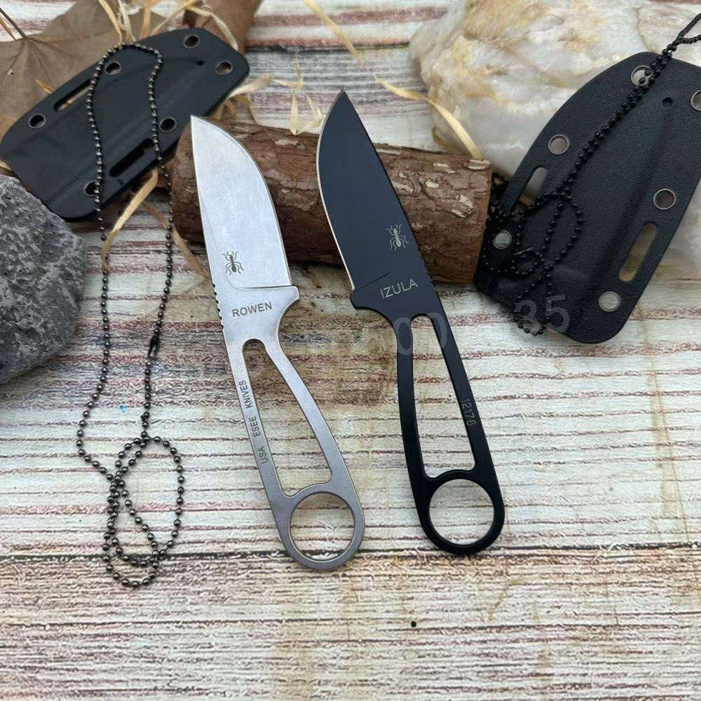 IZULA عالية القوة سكين مستقيم  - مراجعة Bushcraft Knife Fixed وسعره