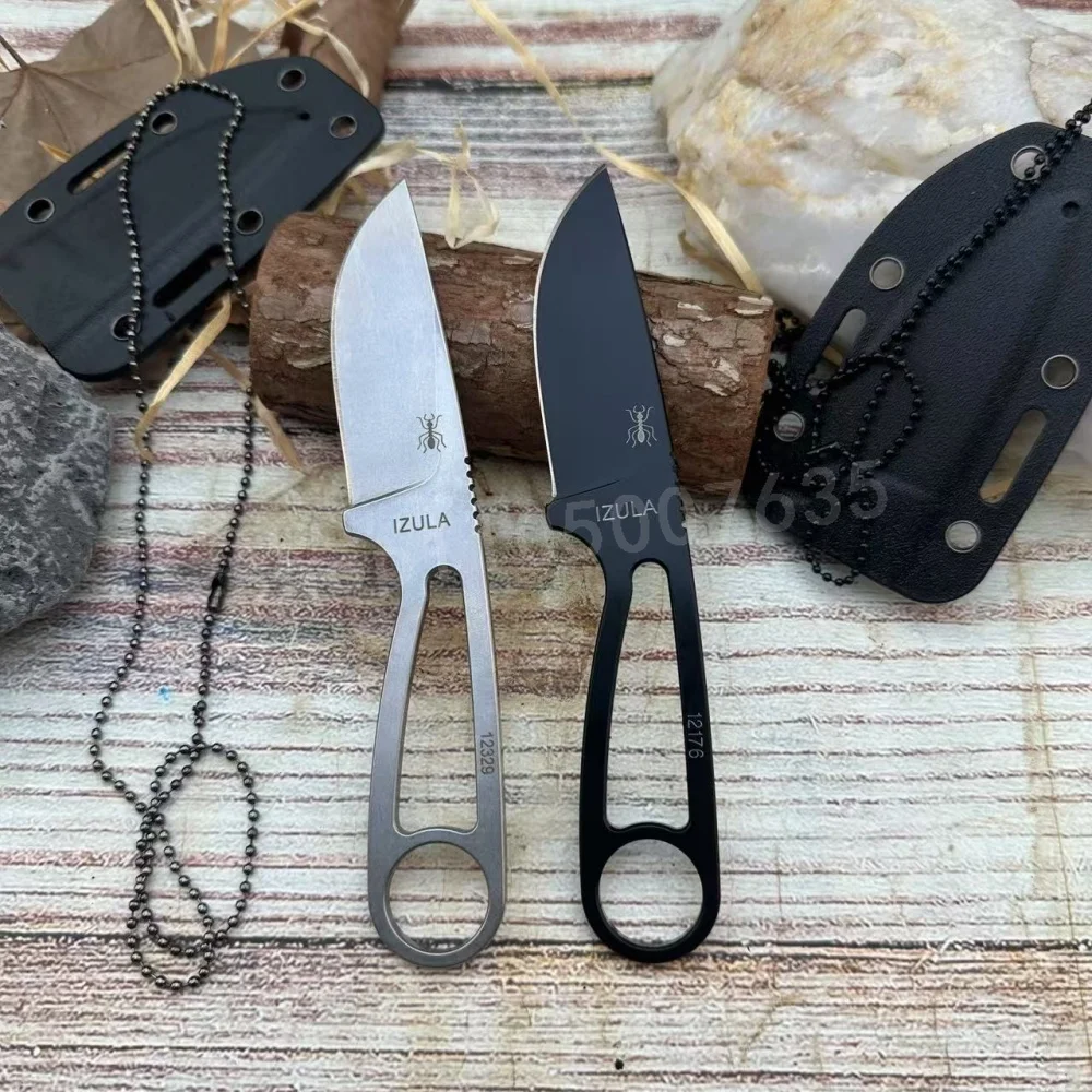 IZULA عالية القوة سكين مستقيم  - مراجعة Bushcraft Knife Fixed وسعره