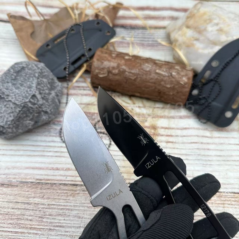 IZULA عالية القوة سكين مستقيم  - مراجعة Bushcraft Knife Fixed وسعره