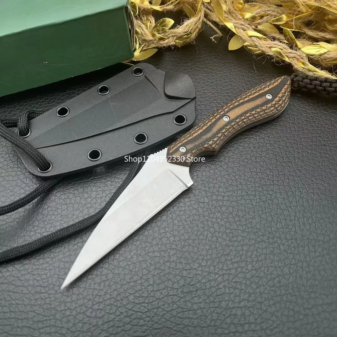 2388 سكاكين متعددة الاستخدامات - مراجعة Bushcraft Knife Fixed وسعره